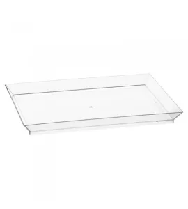 Assiette Cubik 180/130 crystal